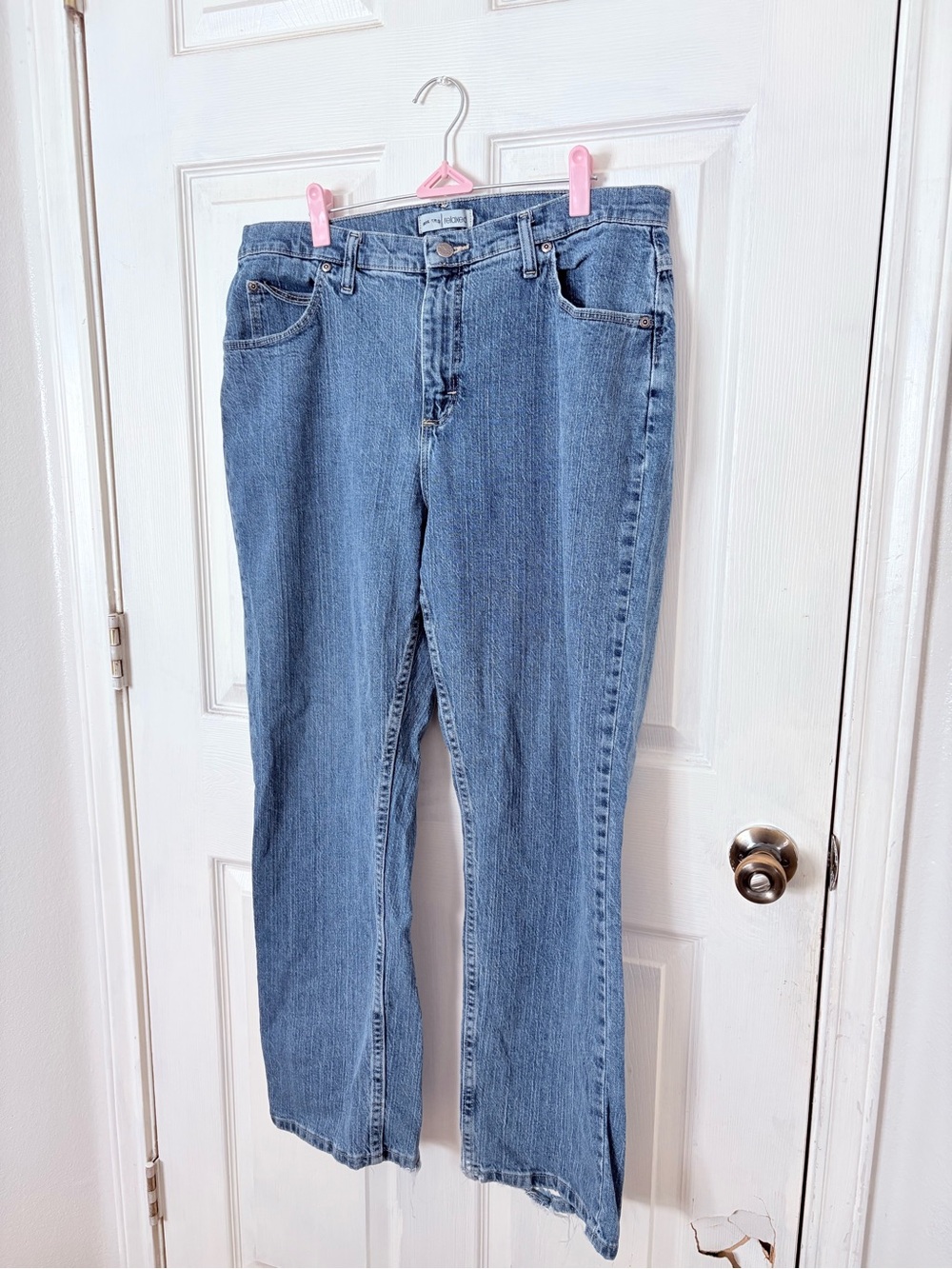 Riders by Lee Women's Light Blue High-Rise Straight Jeans